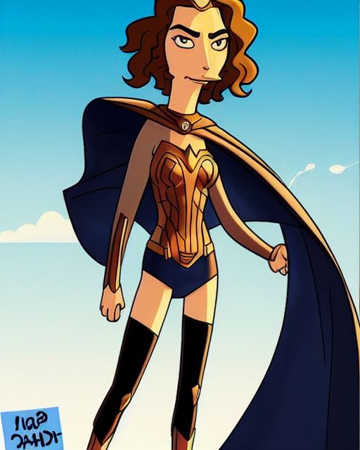 Gal Gadot, cartoon